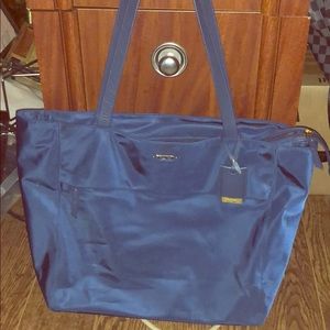 Navy TUMI bag
